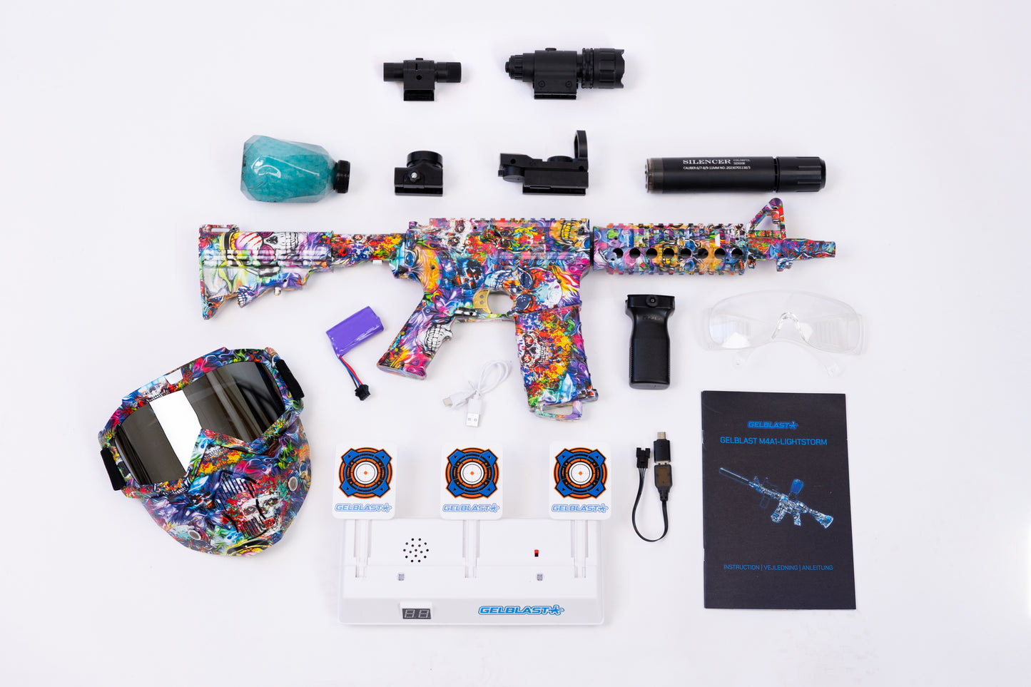 GelBlast M4A1-LightStorm Purple Devils