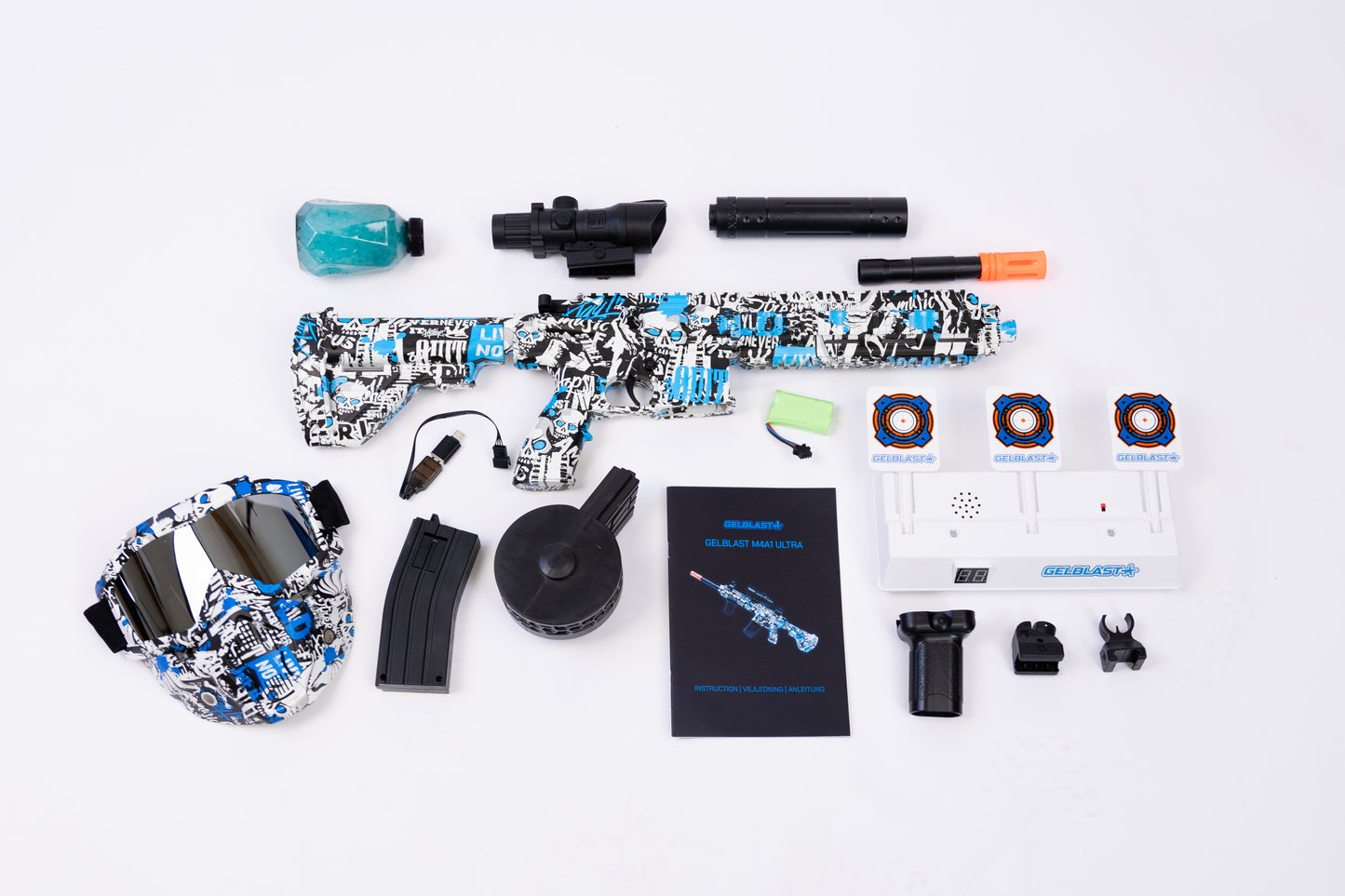 GelBlast M4A1 ULTRA Blue Frozen